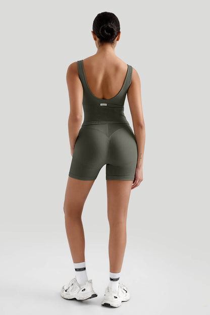 Tummy Control V Waist Short Set