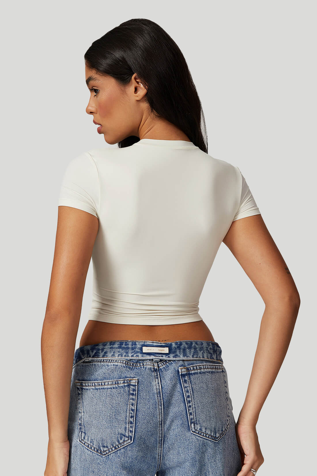 Round Neck Quick Dry Short Sleeves Top