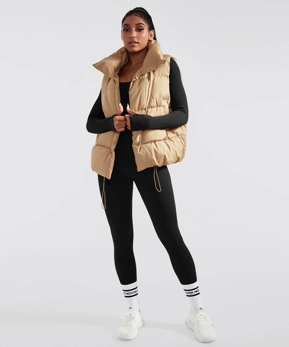 Solid Color Ribbed Long Sleeve Seamless Jumpsuit - MOOSLOVER