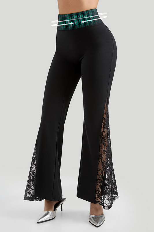 Lace Flared Pants