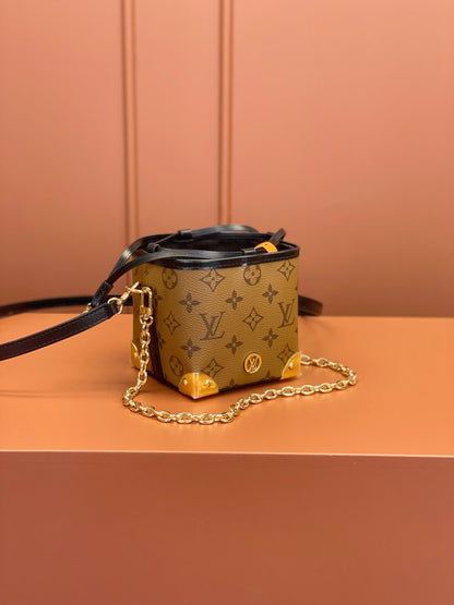 0528 Noé Purse LV Charms Monogram Reverse