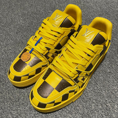 New plaid color board shoes