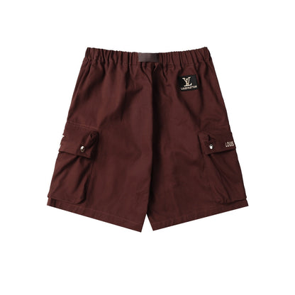 0717 Cargo style belt shorts
