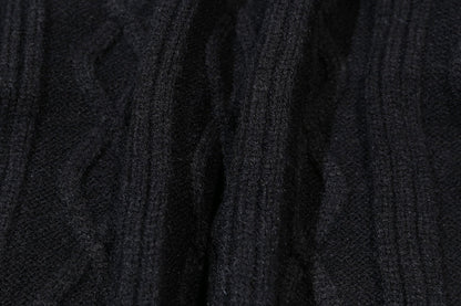 0818 New autumn and winter color matching sweater