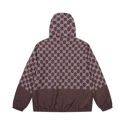 0906 New zippered printed jacket
