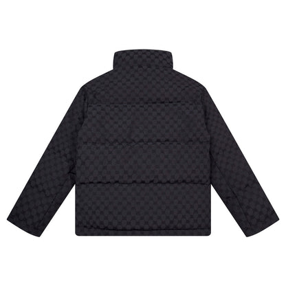 1021 New jacquard fabric down jacket