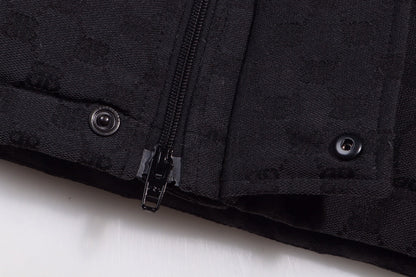 1021 New jacquard fabric down jacket