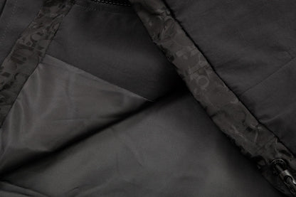 1021 New high quality embroidered vintage zipper hooded trench coat