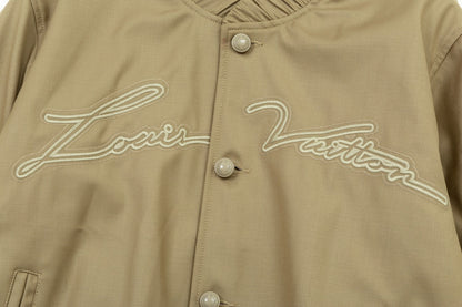 1111 New top of the line embroidered silhouette baseball flight jacket