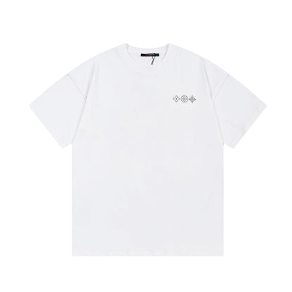 1203 New big printed back T-shirt