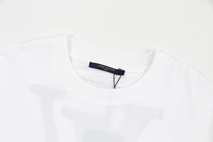 1203 New big printed back T-shirt