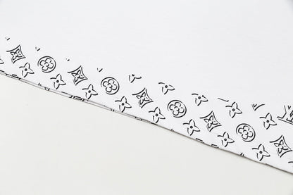 1203 New leather monogram embroidered T-shirt