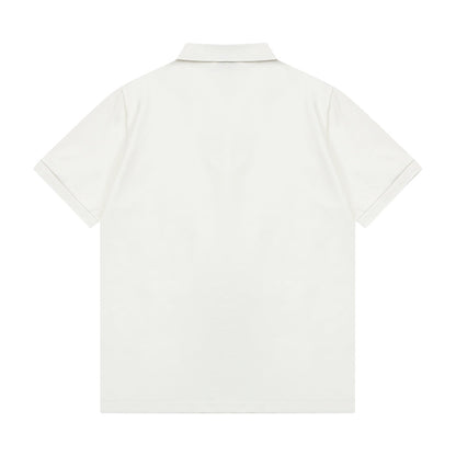 1203 New monogram embroidered collar POLO shirt