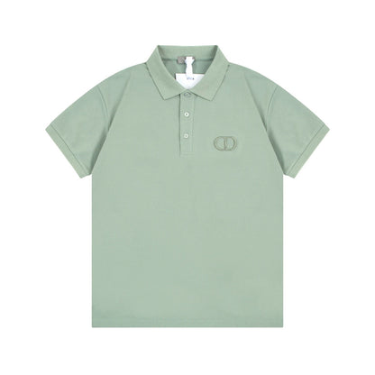 1203 New classic neckline color-matching POLO shirt