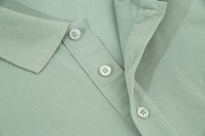 1203 New classic neckline color-matching POLO shirt