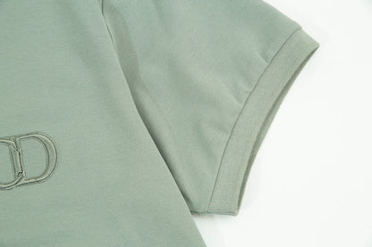 1203 New classic neckline color-matching POLO shirt