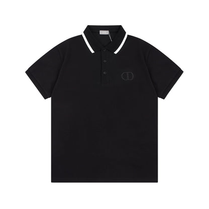 1203 New classic neckline color-matching POLO shirt