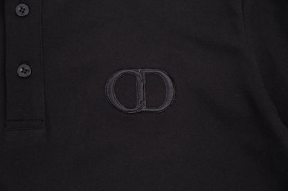 1203 New classic neckline color-matching POLO shirt