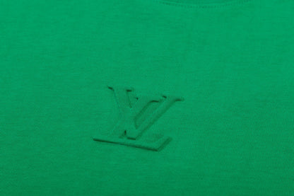 1211 New high quality embossed embossed T-shirt