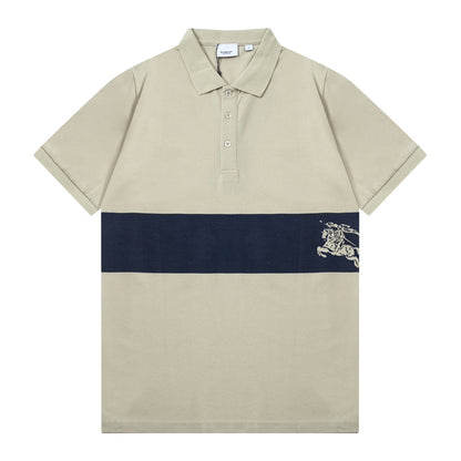 1211 New printed patchwork Polo shirt