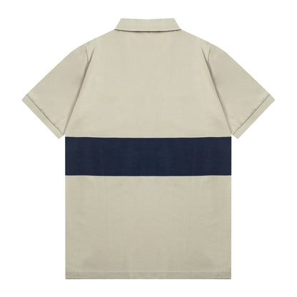1211 New printed patchwork Polo shirt