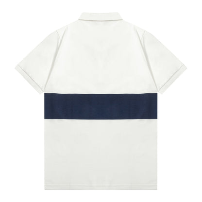 1211 New printed patchwork Polo shirt