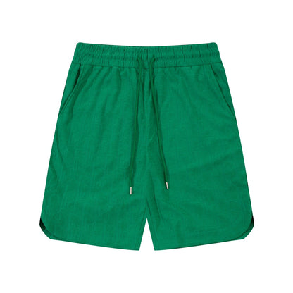 1211 New plaid jacquard towel shorts