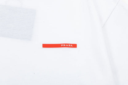 1211 New long strip stereoscopic offset T-shirt