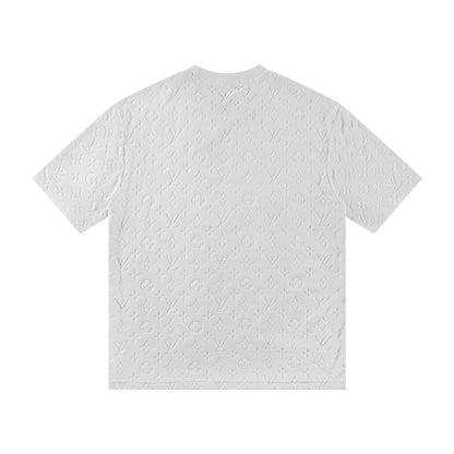 0205 Classic jacquard velvet T-shirt
