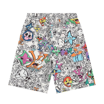 0205 New feature printed beach shorts
