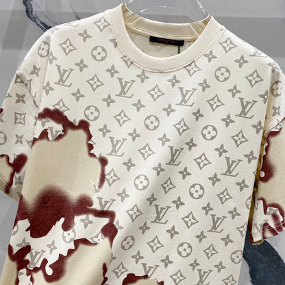 250212 New render print irregular T-shirt
