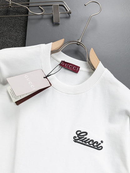 250218 New high quality embroidered icon T-shirt