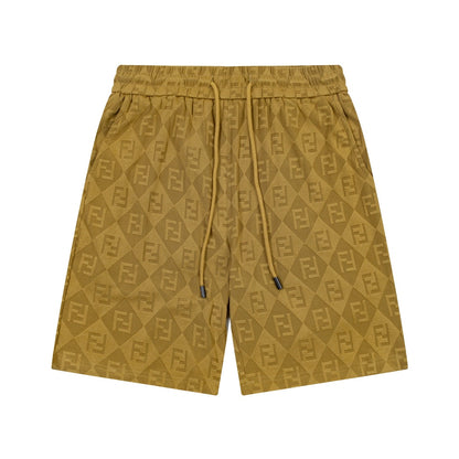 250218 New diamond textured towel knit shorts