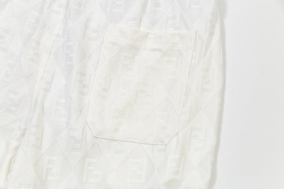 250218 New diamond textured towel knit shorts