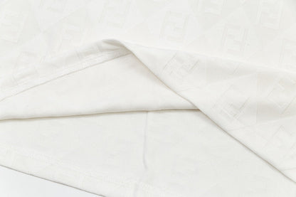 250218 New diamond textured towel knit T-shirt