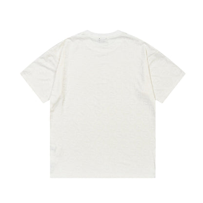 250218 New diamond textured towel knit T-shirt