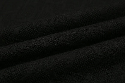 240224 New high quality dark woven T-shirts