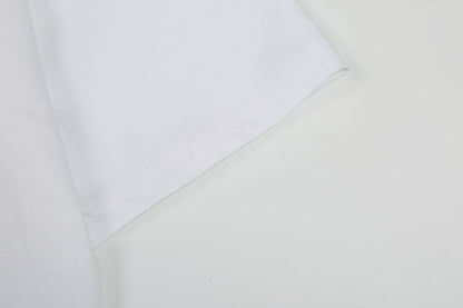 240224 New high quality three-dimensional printed three-dimensional hollow embroidered T-shirt