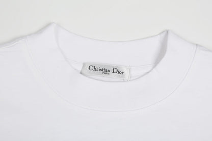 240224 New high quality three-dimensional printed three-dimensional hollow embroidered T-shirt