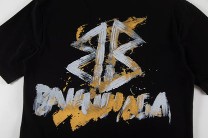 250224 New high quality direct spray old wash T-shirt