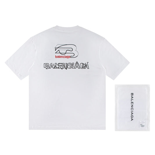 250224 New high quality simple embroidered T-shirt
