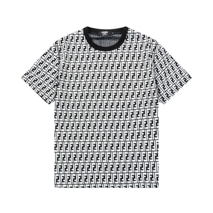 250305 New high quality printed patchwork T-shirt