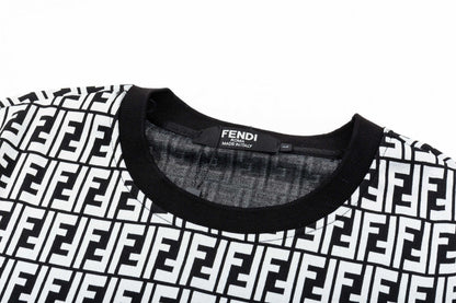250305 New high quality printed patchwork T-shirt