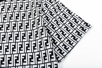 250305 New high quality printed patchwork T-shirt