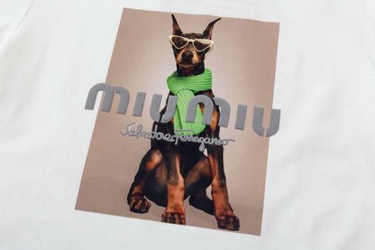 250305 New high quality printed dog T-shirt