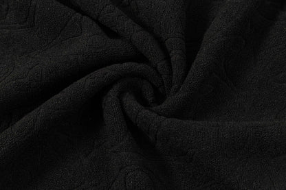 250305 New specialty jacquard fabric full print T-shirt