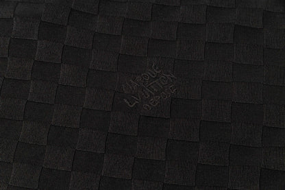 250305 New feature jacquard checkerboard dark print T-shirt