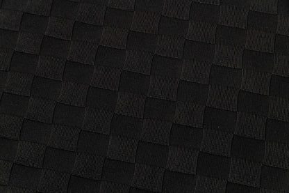 250305 New feature jacquard checkerboard dark print T-shirt