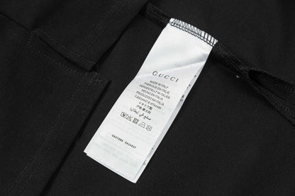 250305 New middle color matching printed polo shirt