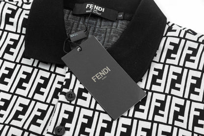 250305 New high quality jacquard fabric POLO shirt